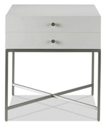 Delaney End Table - White