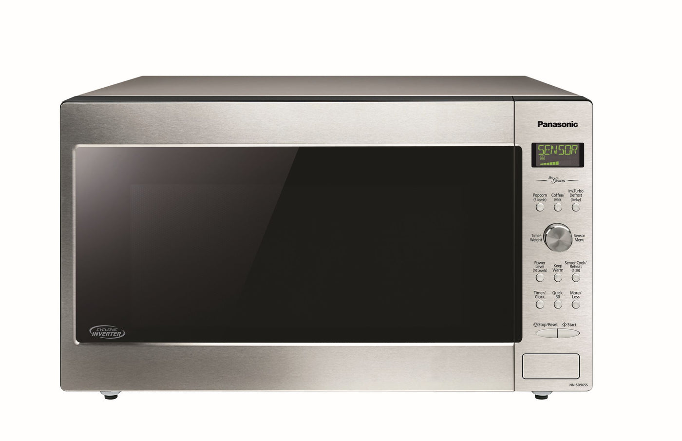 Panasonic Stainless Steel Countertop Microwave with Cyclonic Inverter Technology (2.2 Cu.Ft.) - NNSD965S