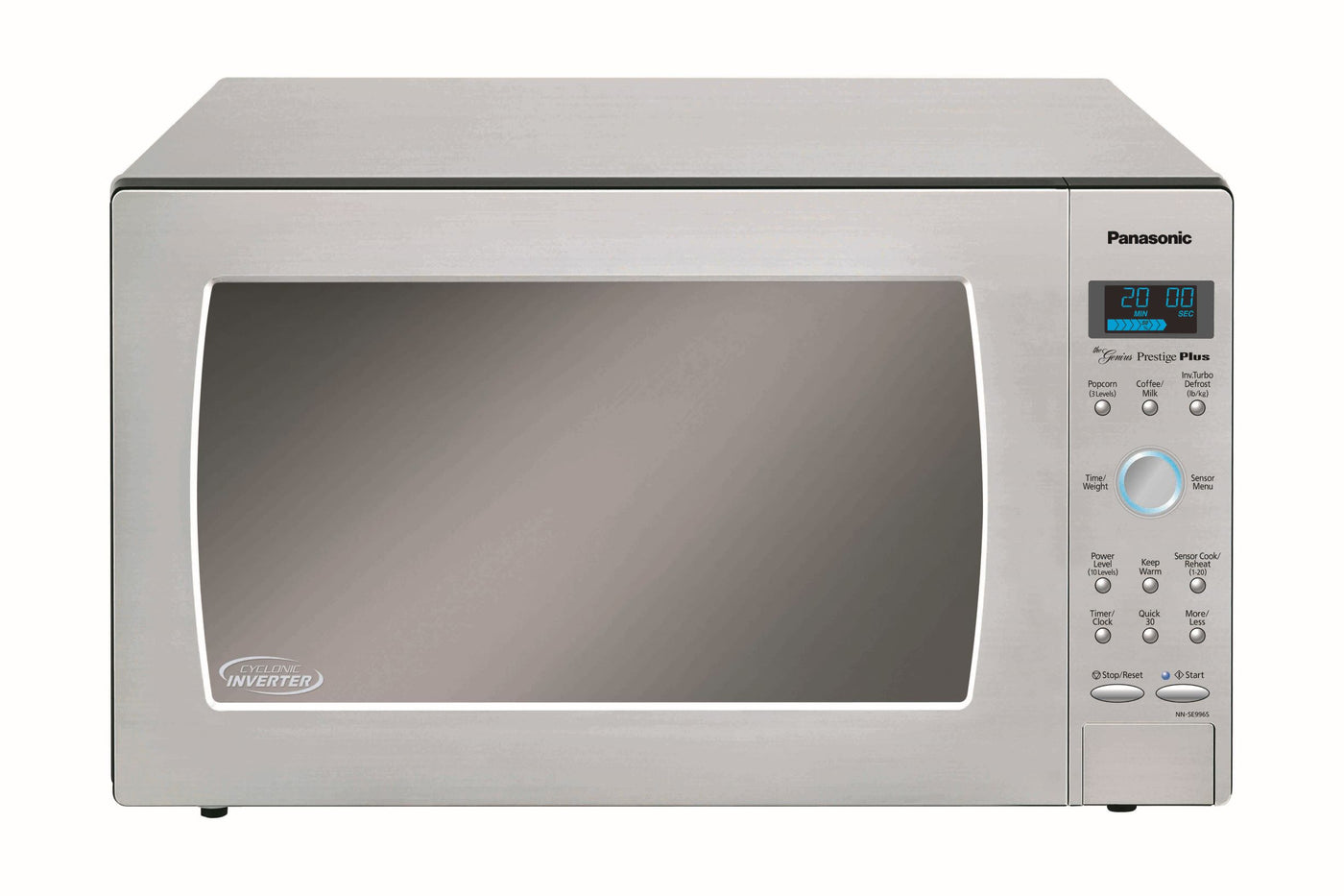 Panasonic Finger Print Resistant Stainless Steel Countertop Microwave with Cyclonic Inverter Technology (2.2 Cu.Ft.) - NNSE996S