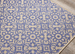Camby 7'10" X 10'6" Indoor/Outdoor Elaborate Rug - Blue Beige  Area Rug