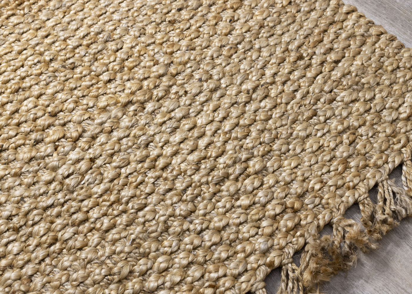 Jute 7'10" X 10'6" Braided Jute Rug - Beige Area Rug