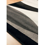 Paladin 6'7" X 9'6" Drifts Rug - Black Grey  Area Rug
