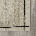 Ollie 7'10" X 10'10" Abstract Pen Drawing Rug - Grey  Area Rug
