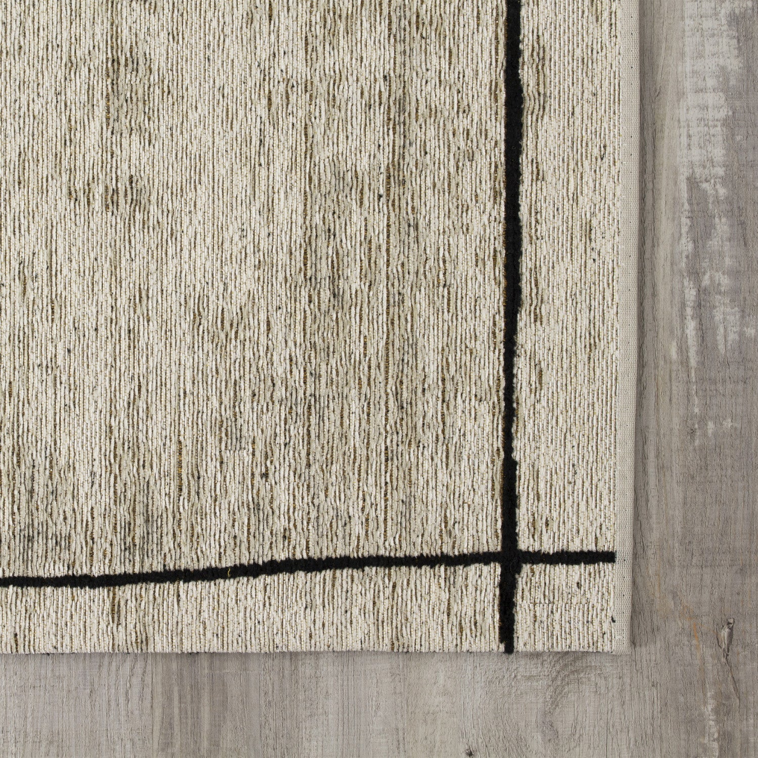 Ollie 5'1" X 7'7" Abstract Pen Drawing Rug - Grey  Area Rug