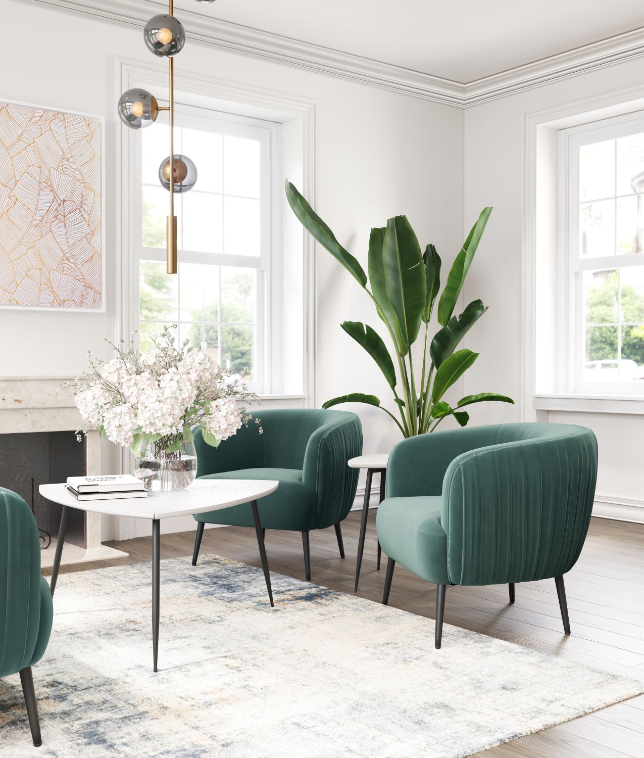 Pleated sales accent chair