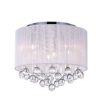 Water Drop - IV 6 Light Flush Mount - Chrome