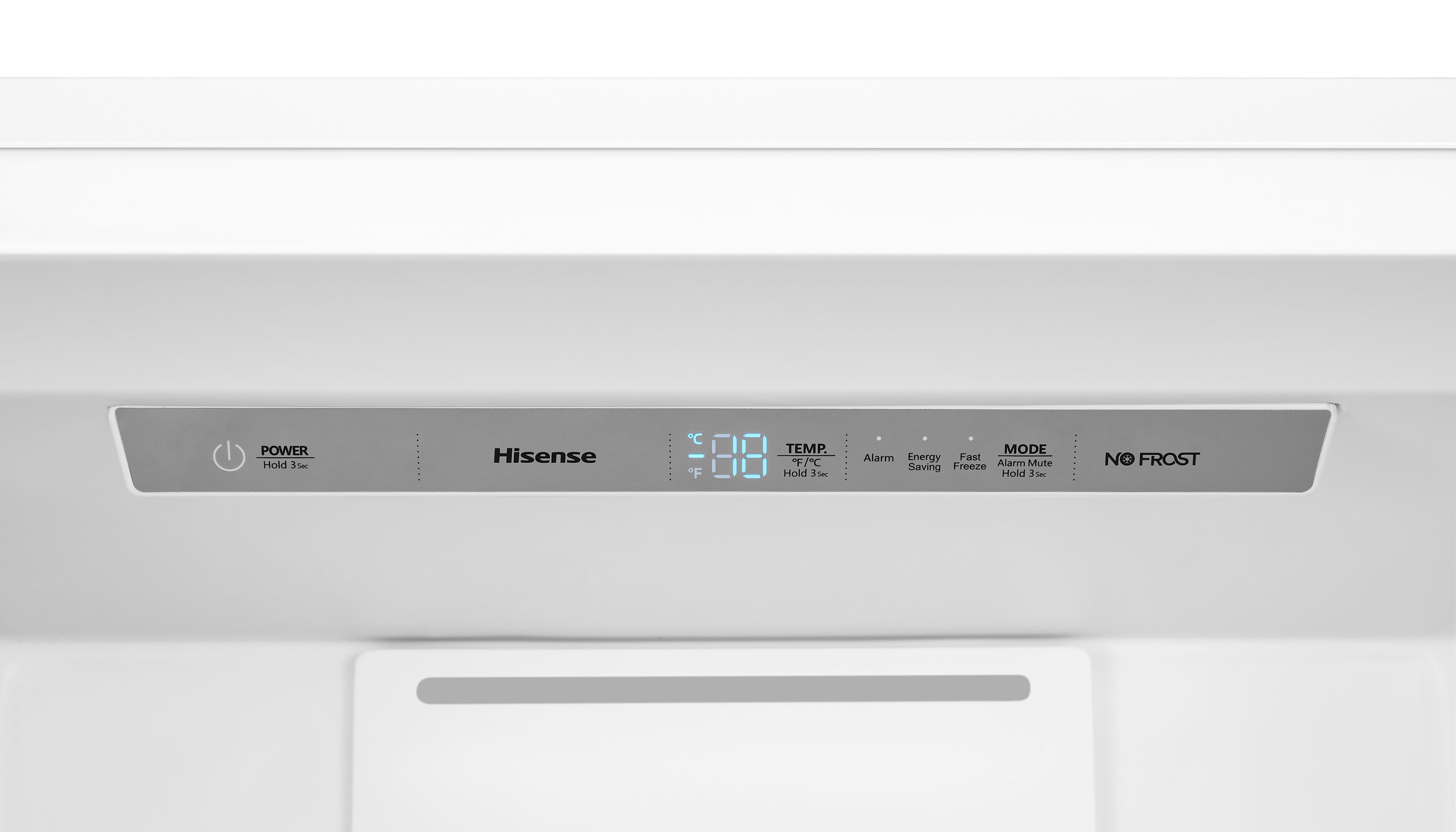 Hisense White Frost Free Upright Freezer (21.2 Cu.Ft) - FV21D6AWE