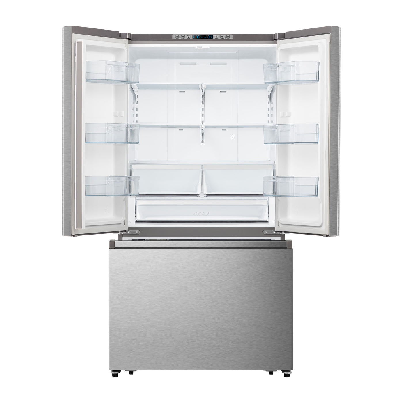 Hisense Titanium French Door Refrigerator (26.6 Cu.Ft.) - RF27A3FSE