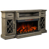 Hamilton 70" Fireplace TV Stand - Weathered Grey
