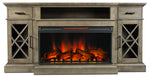 Hamilton 70" Fireplace TV Stand - Weathered Grey