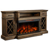 Hamilton Fireplace TV Stand - Brown