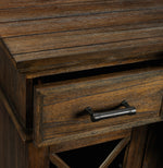 Hamilton 70" Fireplace TV Stand - Brown