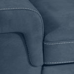 Simone 3-Piece Sectional with Left-Facing Pop-Up Bed - Blue