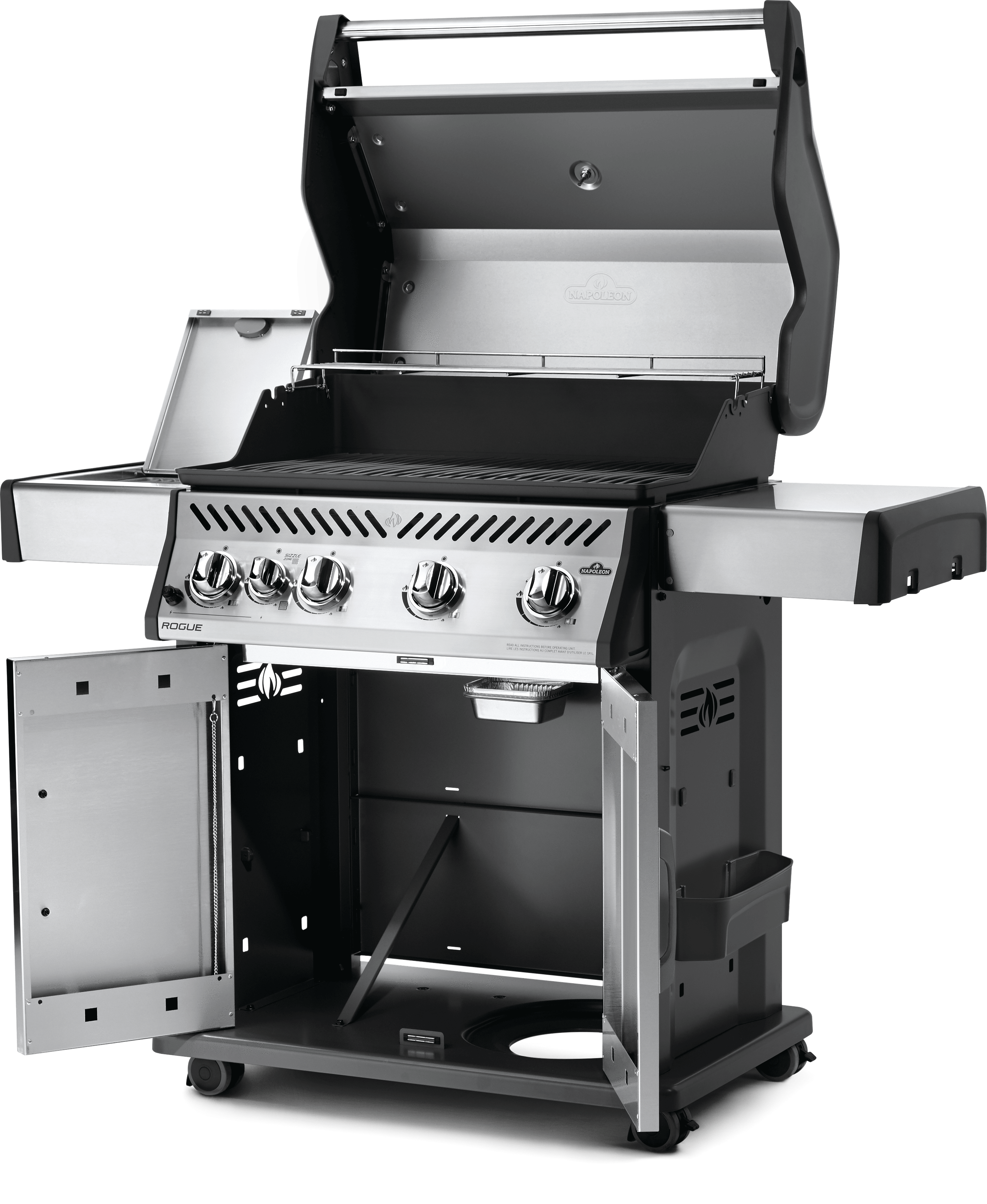 Napoleon Rogue 525 SIB Stainless Steel Propane Gas Grill Barbecue - R525SIBPSS