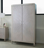 Reece Armoire - Silver Grey