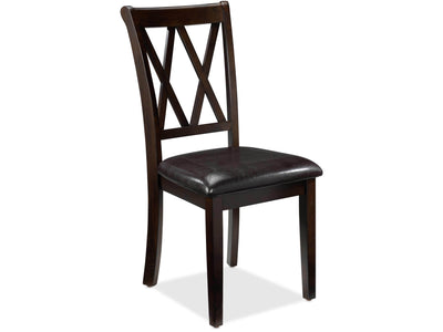 Lauren Side Chair - Dark Brown, Brown