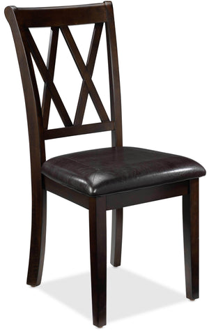 Lauren Side Chair - Dark Brown, Brown