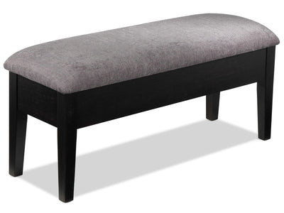 Haxby Bench with Storage - Weathered Grey