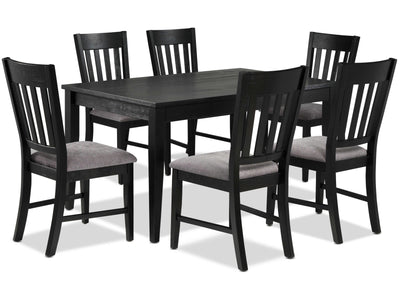 Haxby 7-Piece Dining Set - Weathered Grey