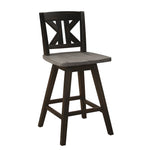 Willie Bar Height Stool - Black, Grey