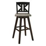 Willie Bar Height Stool - Black, Grey