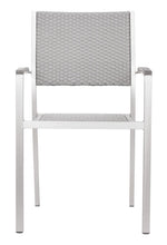 Campania Outdoor Dining Arm Chair - Silver - Set of 2