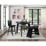 Hillshaw Bar Height Dining Table - Dark Brown