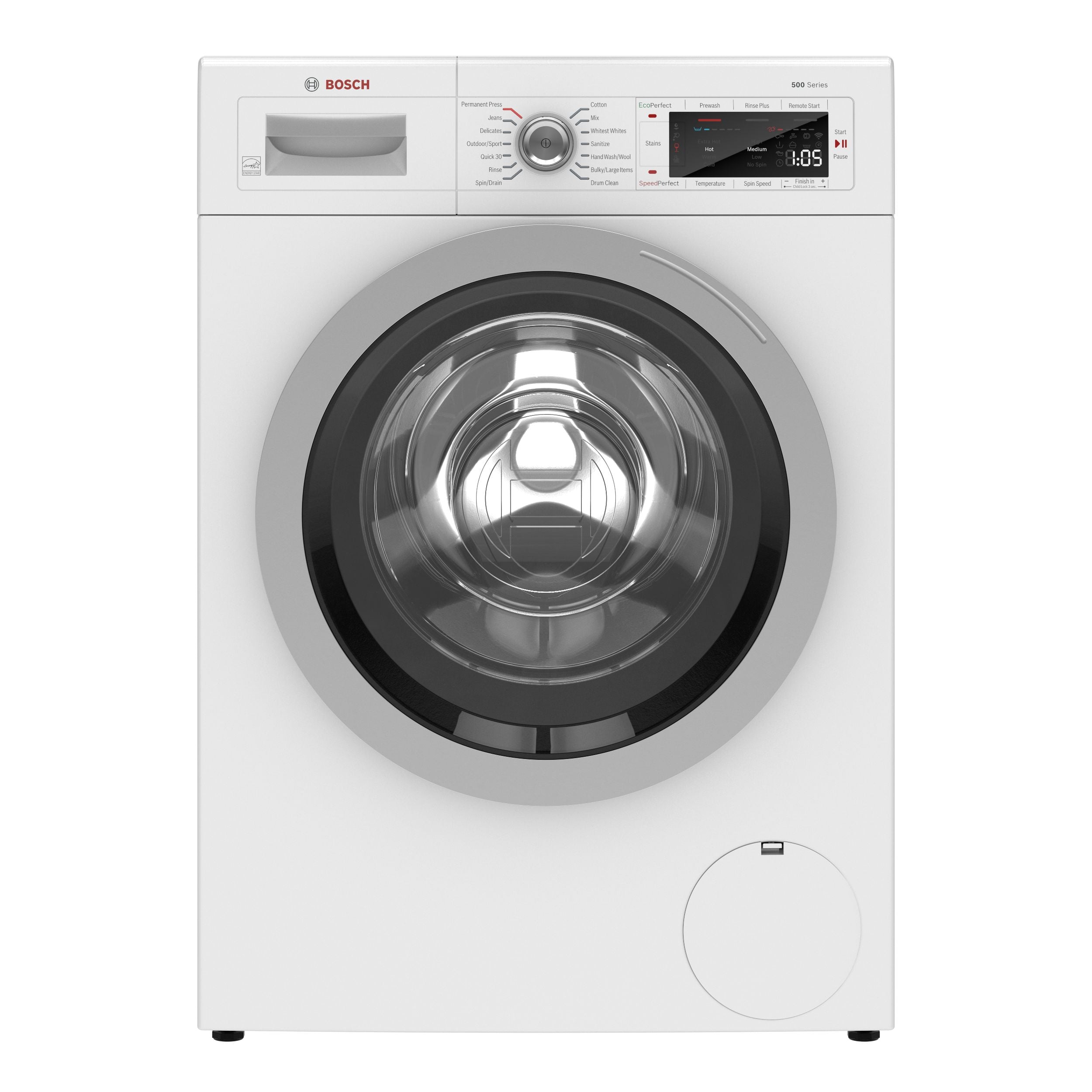 Bosch White 500 Series 24" Compact Washer (2.2 Cu.Ft.) - WAW285H1UC