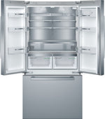 Bosch 800 Series 36" 20.8 Cu. Ft. Stainless Steel Counter-Depth French Door Refrigerator - B36CT80SNS