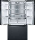 Bosch 800 Series 36"  20.8 Cu. Ft. Black Stainless Steel Counter-Depth French Door Refrigerator - B36CT80SNB