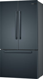 Bosch 800 Series 36"  20.8 Cu. Ft. Black Stainless Steel Counter-Depth French Door Refrigerator - B36CT80SNB