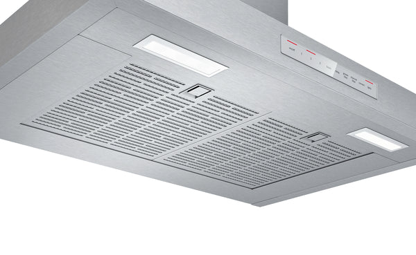 Bosch Stainless Steel 500 Series 30-Inch 600 CFM Smart Built-In Pyramid Wall Mounted Range Hood - HCP50652UC