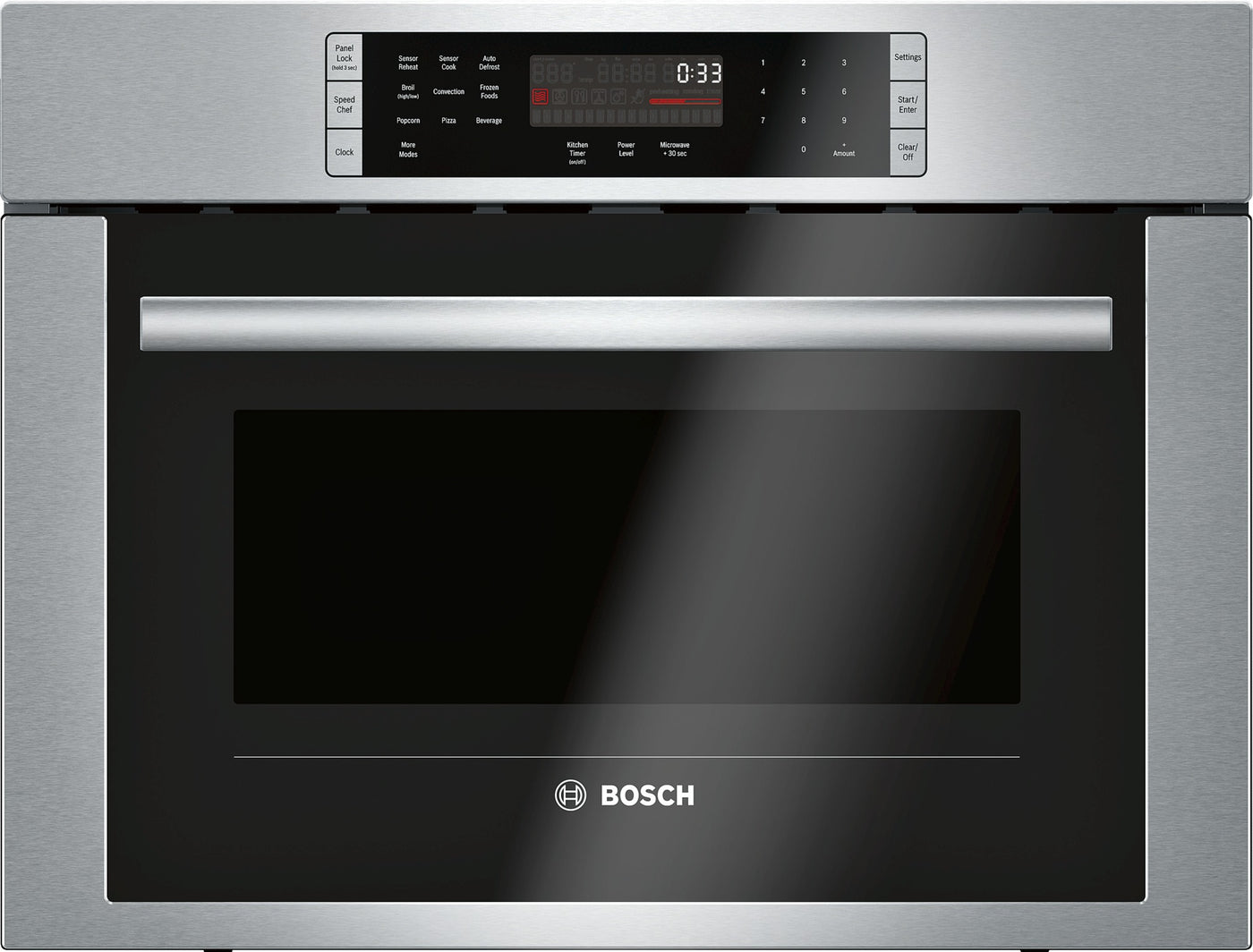 Bosch Stainless Steel 500 Series 24-Inch Built-In Convection Speed Microwave Oven (1.6 Cu.Ft) - HMC54151UC