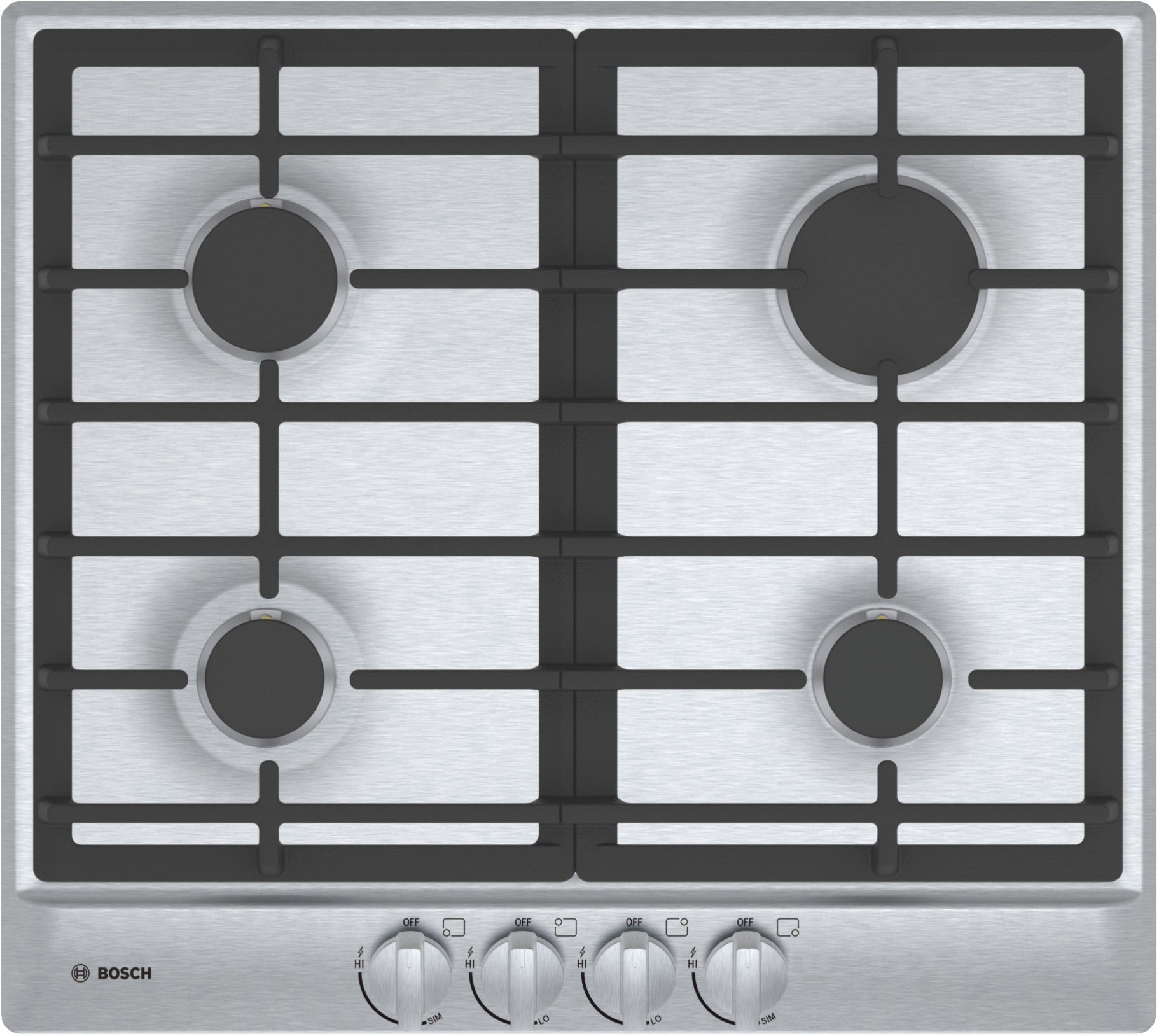 Bosch Stainless Steel 500 Series 24-Inch Gas Cooktop - NGM5456UC