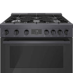 Bosch 36" Industrial Style Gas Range Black Stainless Steel - HGS8645UC