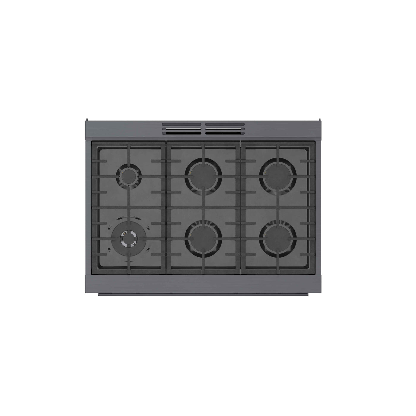 Bosch 36" Industrial Style Gas Range Black Stainless Steel - HGS8645UC