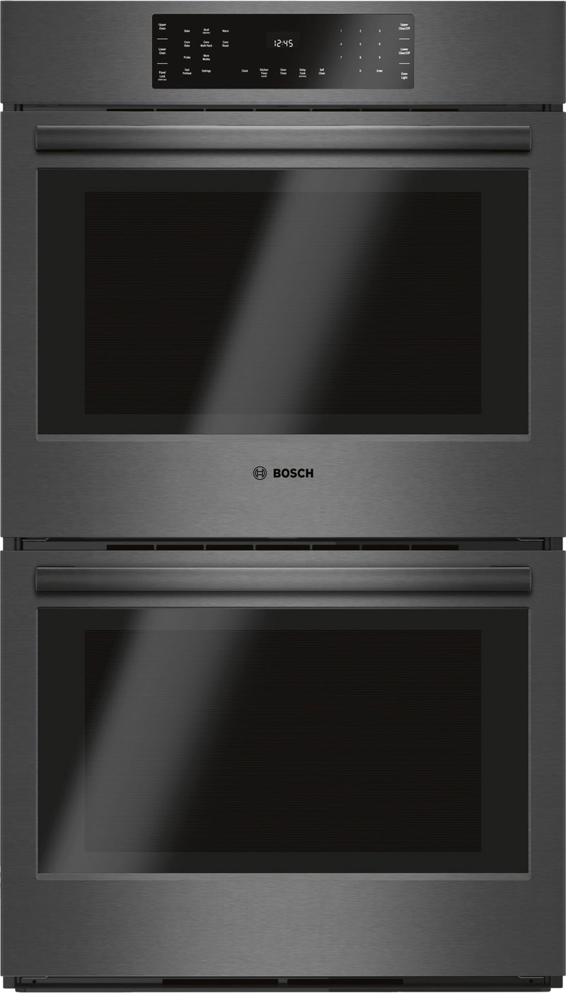 Bosch Black Stainless Steel 800 Series30Inch BuiltIn Double Wall