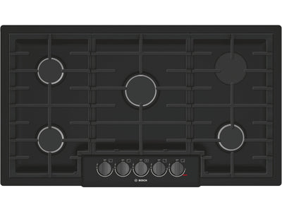 Bosch Black Stainless Steel 800 Series 36-Inch Gas Cooktop - NGM8646UC