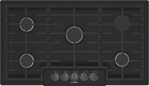 Bosch Black Stainless Steel 800 Series 36-Inch Gas Cooktop - NGM8646UC