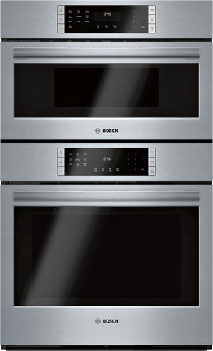 Bosch Stainless Steel 30" Combination Oven w/ Speed Oven - HBL8753UC