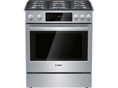 Bosch 30" Stainless Steel Full Gas Slide-In Range - HGI8056UC