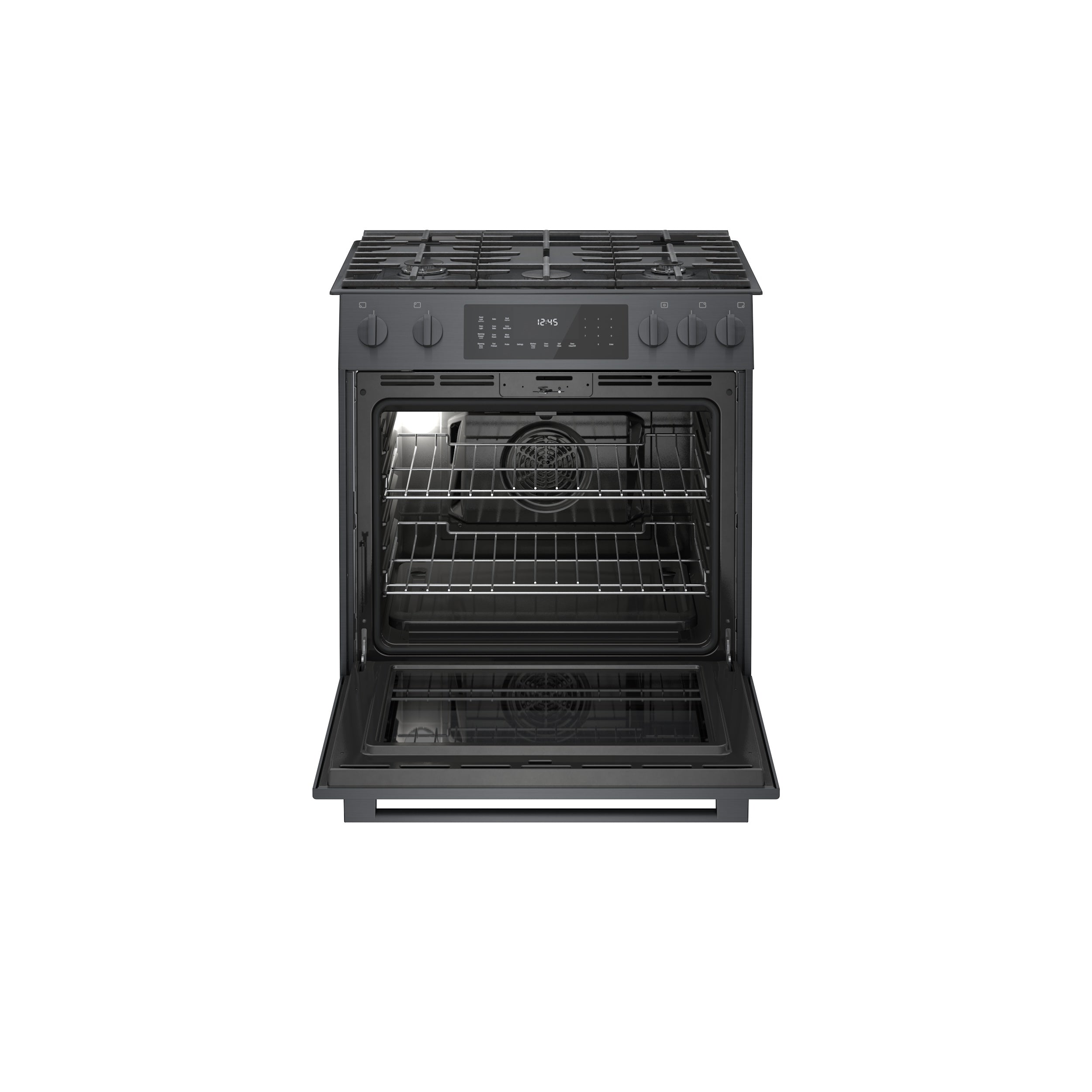 Bosch 30" Black Stainless Steel Full Gas Slide-In Range - HGI8046UC