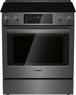 Bosch 30" Black Stainless Steel Electric Slide-in Range - HEI8046C