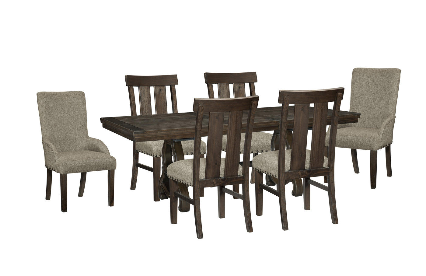 Gloversville 7-Piece Dining Set - Brown