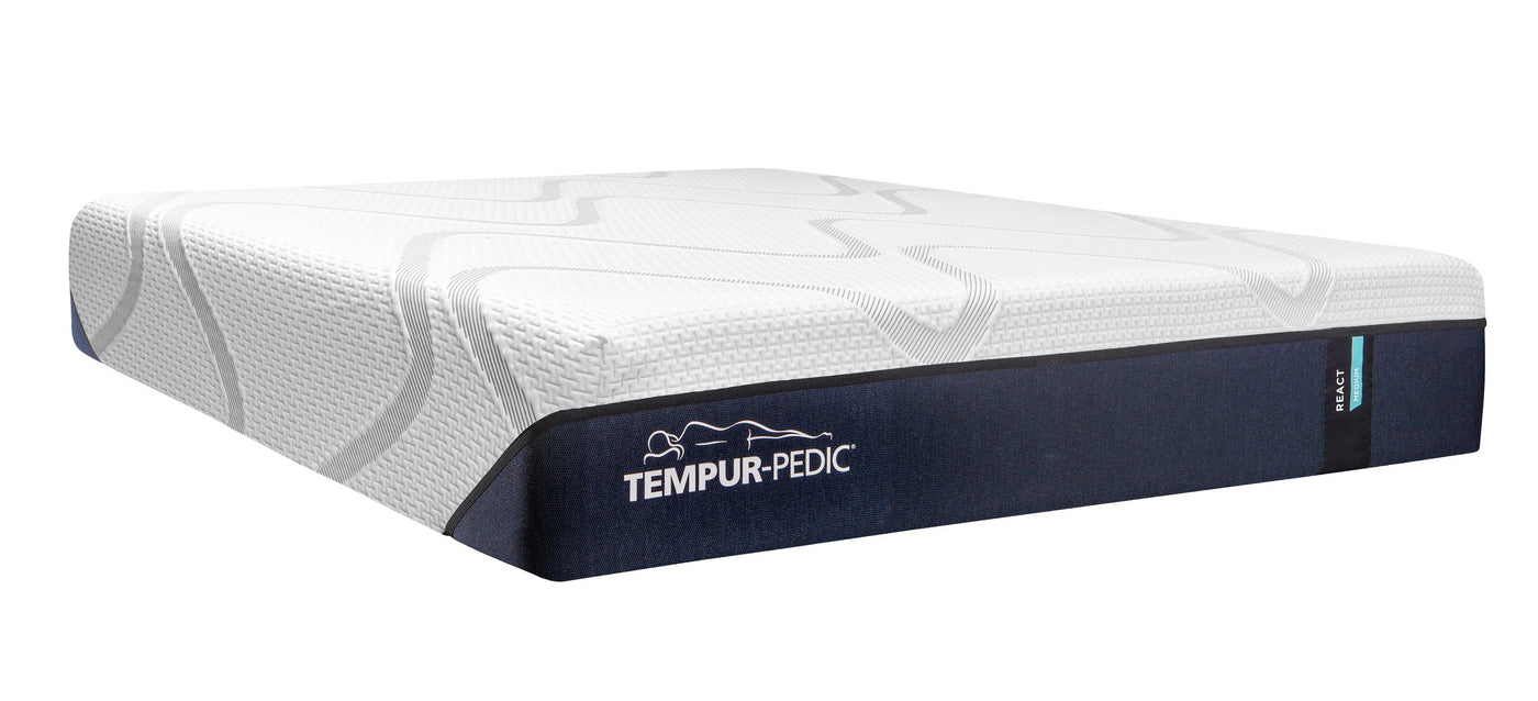 Tempur-Pedic React Medium Firm Twin XL Mattress and Boxspring Set