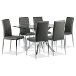 Darron 7-Piece Dining Set - Slate