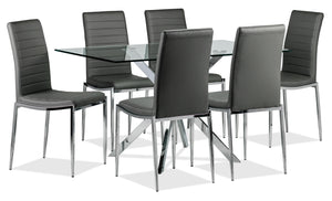 Darron 7-Piece Dining Set - Slate