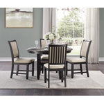 Sawyer 5-Piece Dining Set - Beige, Black