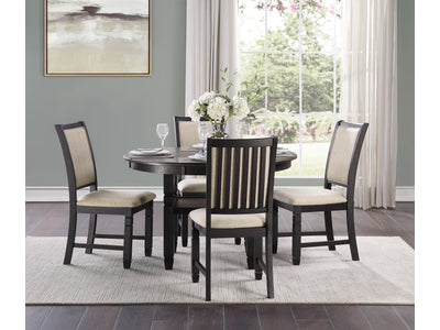 Sawyer 5-Piece Dining Set - Beige, Black