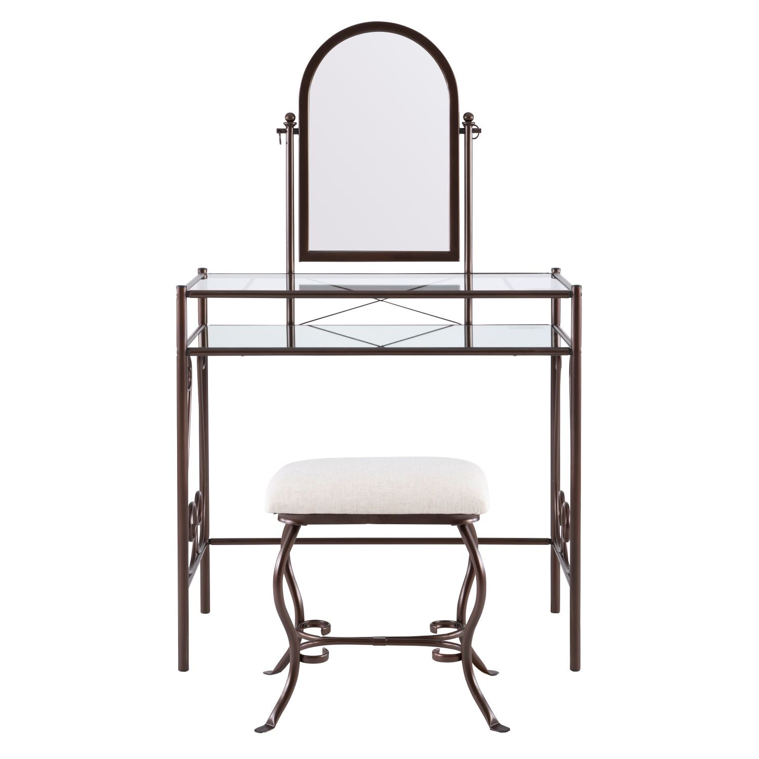 Clarisse 3-Piece Vanity Set - Bronze